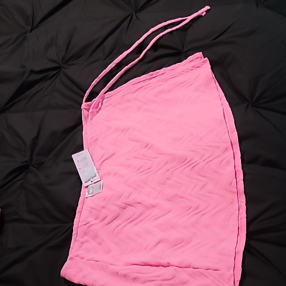 Large pink coverup bottom, Target brand, NWT